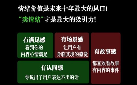 情绪价值经济（情绪价值经济支持）