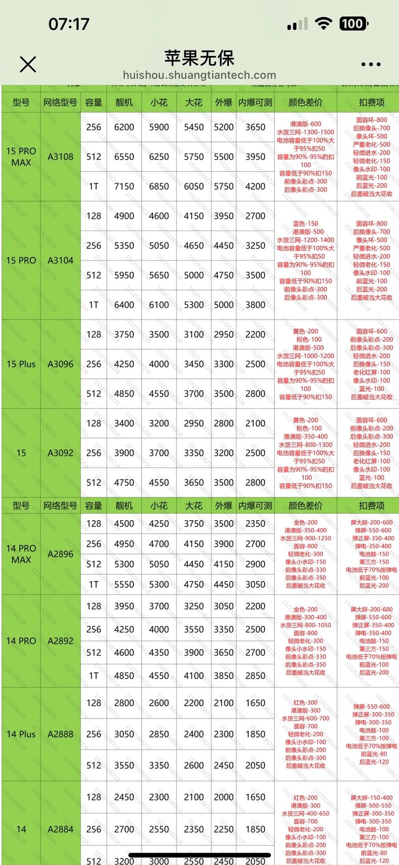 手机报价（手机报价大全2025）