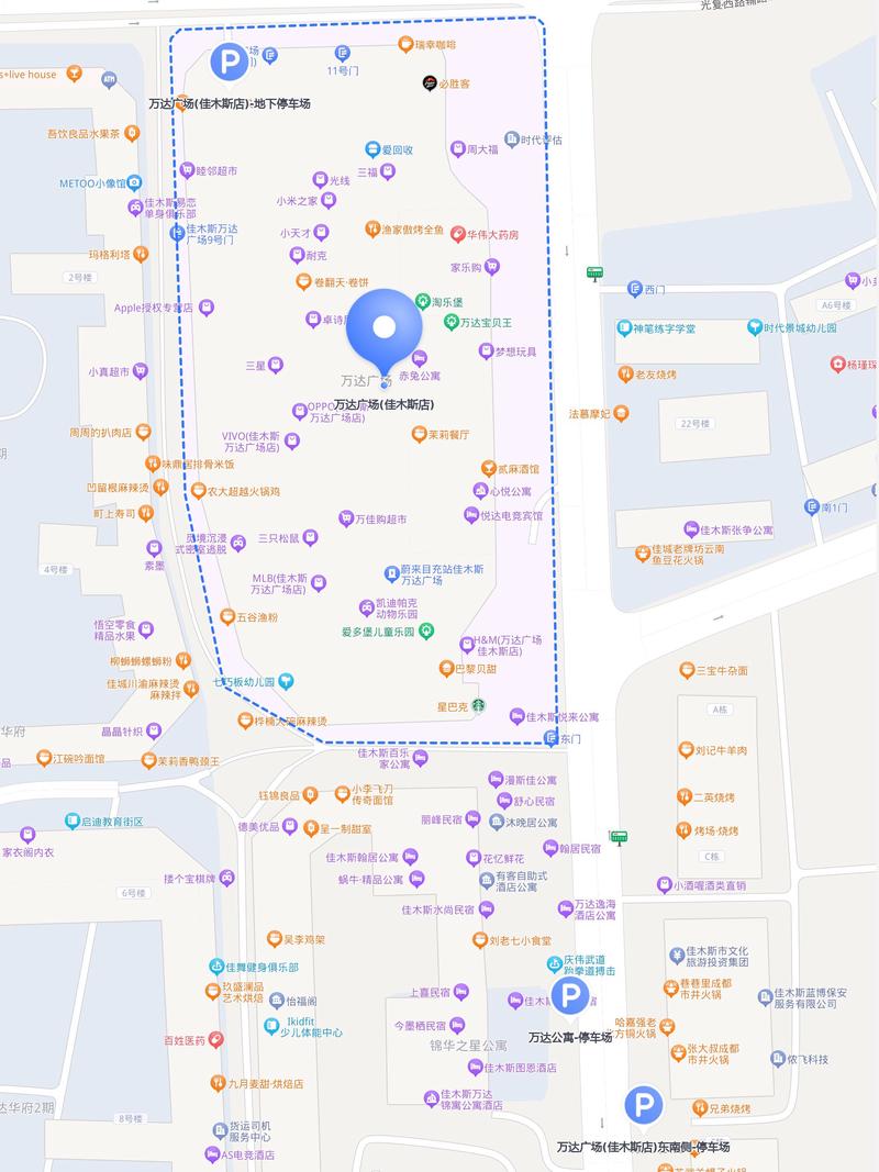 佳木斯市地图（佳木斯市地图小区）