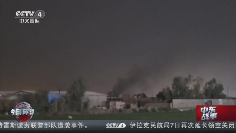 美国驻伊拉克大使馆遭导弹袭击，防空系统被摧毁，现场画面曝光