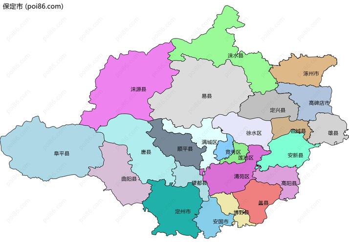 保定市区地图（保定市区地图全图高清版）