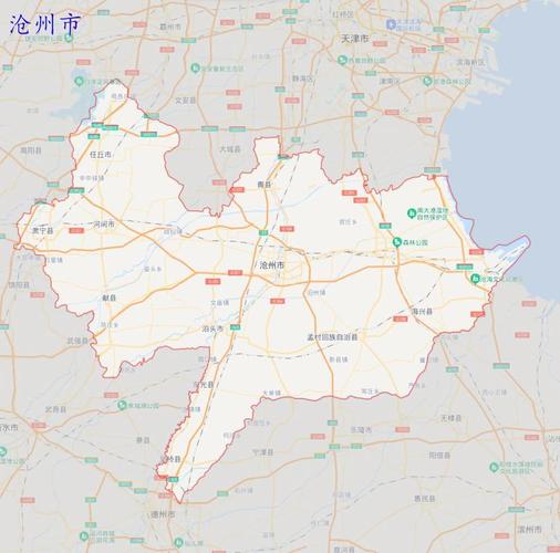 沧州市地图（沧州市地图图片）